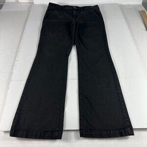 American Eagle Pants Women's 32x29* Mid Rise Kick Boot Cut Black Stretch Tag 12R